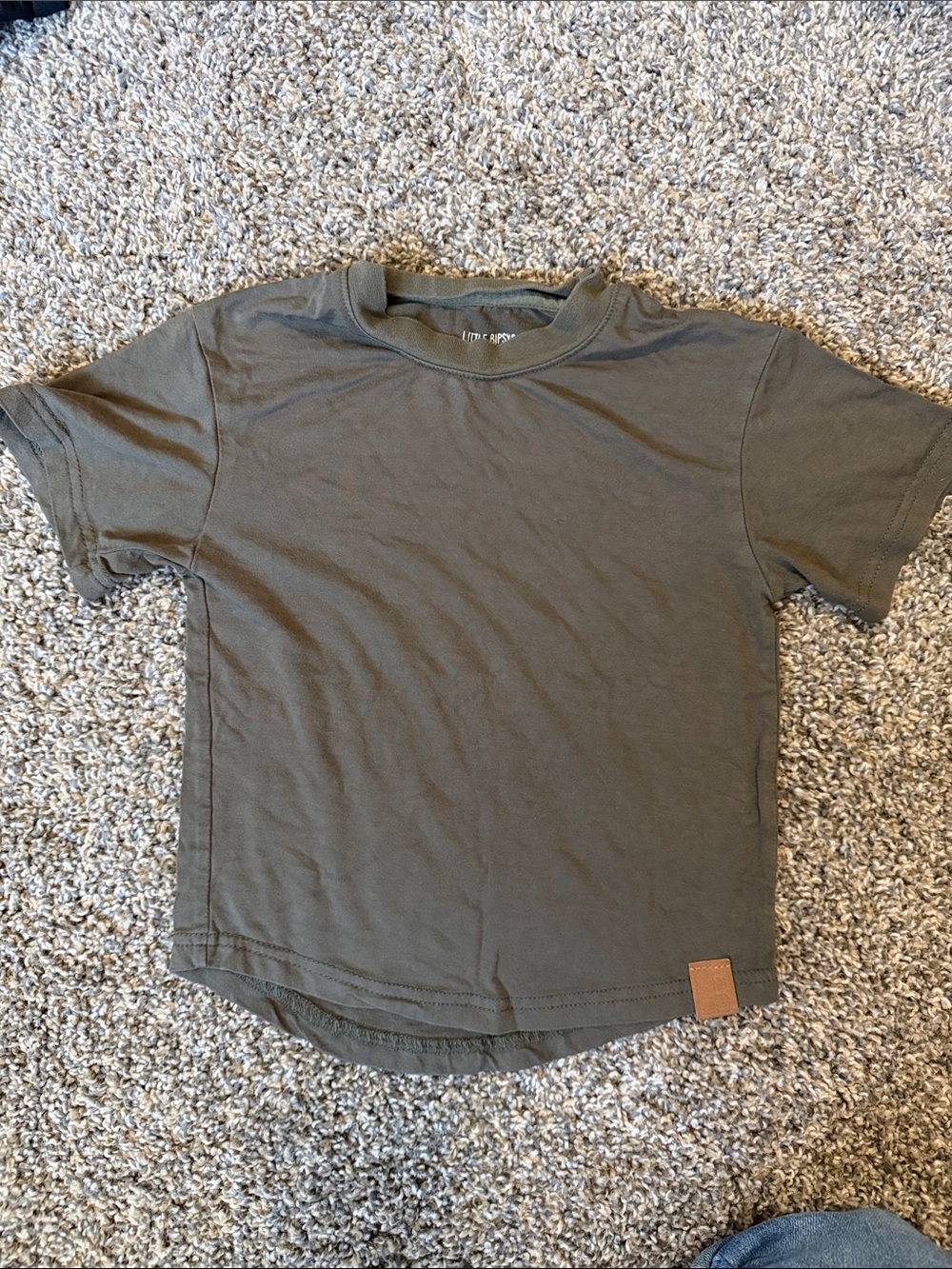Little Bipsy Olive Short Sleeve Tee